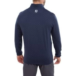 FootJoy EU Pin Dot Print Chill-Out Mens Golf Pullover -FootJoy 0ch11yy2obm