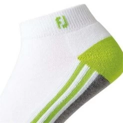 FootJoy Gents ProDry Sport Socks White - Grey - Green -FootJoy 16120P008 2 L