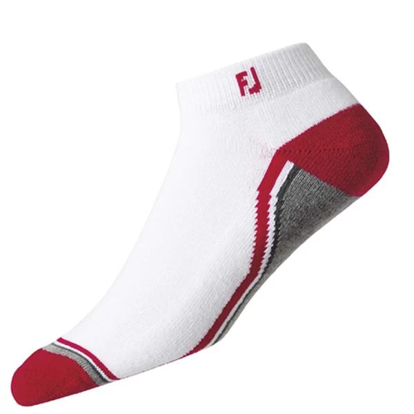 FootJoy Gents ProDry Sport Socks White - Grey - Red 1 FootJoy Gents ProDry Sport Socks White - Grey - Red