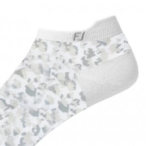 FootJoy Ladies Spot Print Socks White 2 FootJoy Ladies Spot Print Socks White - Image 2