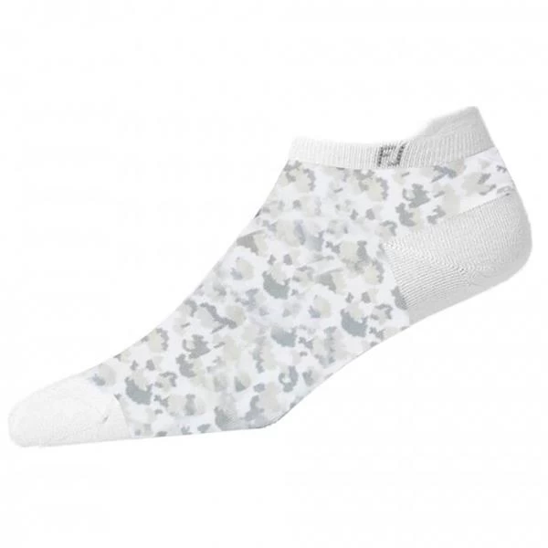 FootJoy Ladies Spot Print Socks White 1 FootJoy Ladies Spot Print Socks White