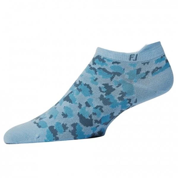 FootJoy Ladies Spot Print Socks Blue 1 FootJoy Ladies Spot Print Socks Blue