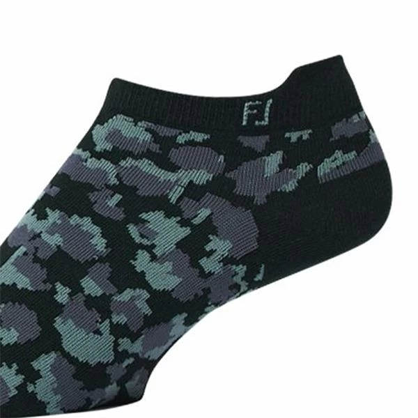 FootJoy Ladies Spot Print Socks Navy 2 FootJoy Ladies Spot Print Socks Navy - Image 2