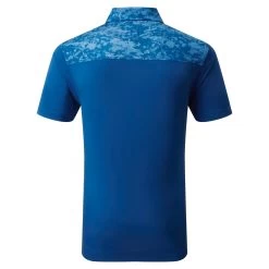 FootJoy Cloud Camo Trim Lisle Mens Golf Polo Shirt -FootJoy 2lcwftyes3z