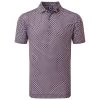 FootJoy Half Moon Geo Lisle Mens Golf Polo Shirt