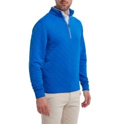 FootJoy Mens Diamond Jacquard Chill-Out Golf Mid-Layer Pullover -FootJoy 4pjj4apa2re