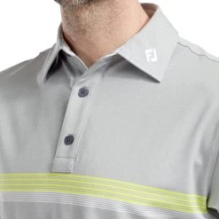 FootJoy Lisle Engineered Chestband Mens Golf Polo Shirt -FootJoy 5yv4how1ld5