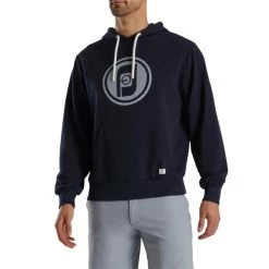 FootJoy Gents Heritage Hoodie Navy -FootJoy P 27695FJGENTSHERITAGEHOODIENAVY 2 L