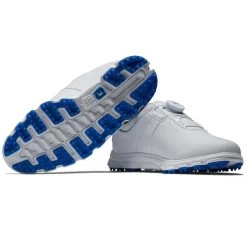 FootJoy Pro SL Junior BOA Shoes White - Grey -FootJoy P 45031FJPROSLJUNIORSHOESWHITEGREY 5 L