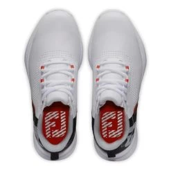 FootJoy Fuel Junior Shoes White - Black - Lime -FootJoy P 45034FJFUELJUNIORSHOESWHITEBLACKLIME 2 L