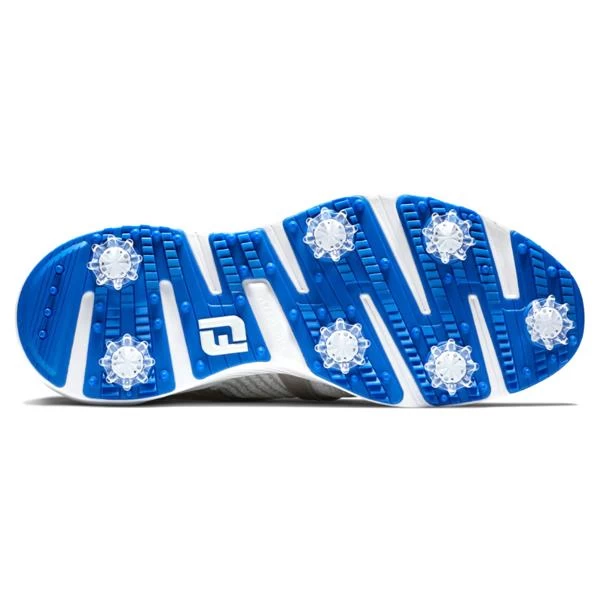 FootJoy Gents Hyperflex Shoes Wide Fit Grey - White - Blue 2 FootJoy Gents Hyperflex Shoes Wide Fit Grey - White - Blue - Image 2