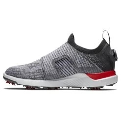 FootJoy Gents Hyperflex BOA Shoes Medium Fit Grey - Black - Red 7 FootJoy Gents Hyperflex BOA Shoes Medium Fit Grey - Black - Red -FootJoy P 51083FJGENTSHYPERFLEXBOASHOEMEDFITGREYBLACKRED 2 L