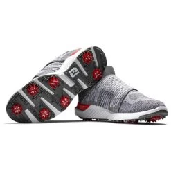 FootJoy Gents Hyperflex BOA Shoes Medium Fit Grey - Black - Red 9 FootJoy Gents Hyperflex BOA Shoes Medium Fit Grey - Black - Red -FootJoy P 51083FJGENTSHYPERFLEXBOASHOEMEDFITGREYBLACKRED 4 L