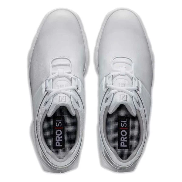 FootJoy Gents Pro Spikeless Shoes White Grey 4 FootJoy Gents Pro Spikeless Shoes White Grey - Image 4