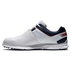 FootJoy Gents Pro SL Shoes White - Navy - Red -FootJoy P 53074FOOTJOYSHOESWHITENAVYREDGENTS 2 L