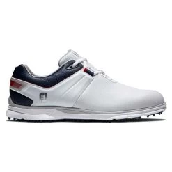 FootJoy Gents Pro SL Shoes White - Navy - Red