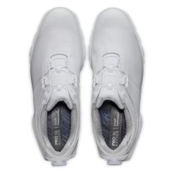 FootJoy Gents Pro SL Carbon BOA Shoes White - Silver -FootJoy P 53085FJGENTSPROSLCARBONBOASHOESWHITESILVER 5 L