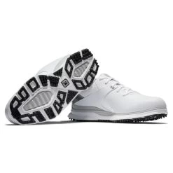 FootJoy Gents Pro SL Shoe White - Grey -FootJoy P 53804FJGENTSPROSLSHOEMEDFITWHTGREY 2 L