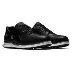 FootJoy Gents Pro SL Shoes Black - Lime -FootJoy P 53813FOOTJOYSHOESBLACKLIMEGENTS 4 L