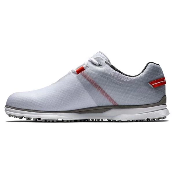 FootJoy Gents Pro SL Sport Golf Shoes White - Grey - Orange 3 FootJoy Gents Pro SL Sport Golf Shoes White - Grey - Orange - Image 3