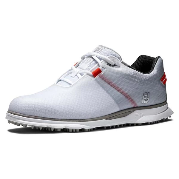 FootJoy Gents Pro SL Sport Golf Shoes White - Grey - Orange 5 FootJoy Gents Pro SL Sport Golf Shoes White - Grey - Orange - Image 5