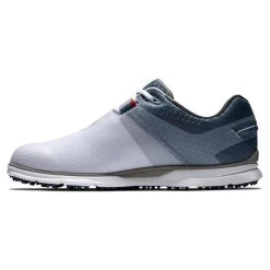 FootJoy Gents Pro SL Sport Golf Shoes White - Blue Fog - Navy -FootJoy P 53854FOOTJOYSHOESWHITEBLUEFOGNAVYGENTS 2 L