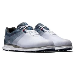 FootJoy Gents Pro SL Sport Golf Shoes White - Blue Fog - Navy -FootJoy P 53854FOOTJOYSHOESWHITEBLUEFOGNAVYGENTS 5 L