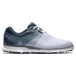FootJoy Gents Pro SL Sport Golf Shoes White - Blue Fog - Navy