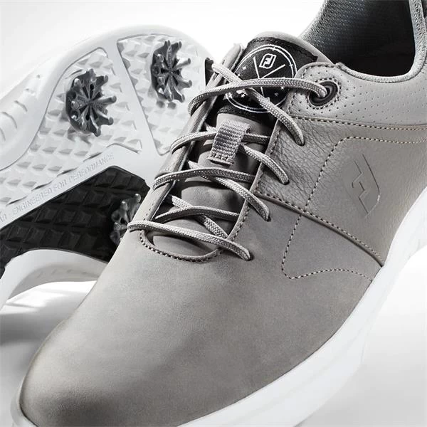 FootJoy Gents Contour Spiked Shoes Grey 6 FootJoy Gents Contour Spiked Shoes Grey - Image 6