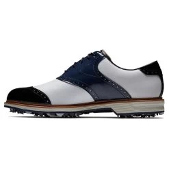 FootJoy Gents Premiere Series Wilcox Shoes White - Navy - Black -FootJoy P 54323FOOTJOYSHOESWHITENAVYBLACKGENTS 2 L