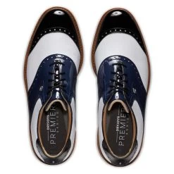 FootJoy Gents Premiere Series Wilcox Shoes White - Navy - Black -FootJoy P 54323FOOTJOYSHOESWHITENAVYBLACKGENTS 3 L