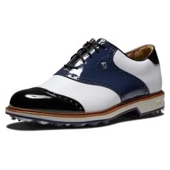 FootJoy Gents Premiere Series Wilcox Shoes White - Navy - Black -FootJoy P 54323FOOTJOYSHOESWHITENAVYBLACKGENTS 4 L