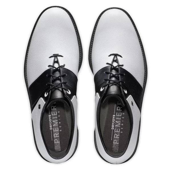 FootJoy Gents Premiere Packard Shoes White - Black 6 FootJoy Gents Premiere Packard Shoes White - Black - Image 6