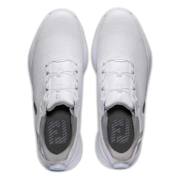 FootJoy Gents FJ Fuel BOA Shoes White Grey 4 FootJoy Gents FJ Fuel BOA Shoes White Grey - Image 4