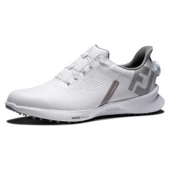 FootJoy Gents FJ Fuel BOA Shoes White Grey 10 FootJoy Gents FJ Fuel BOA Shoes White Grey -FootJoy P 55446FOOTJOYSHOESWHITEGREYGENTS 4 L