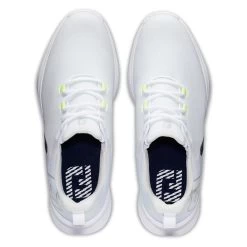 FootJoy Gents FJ Fuel Sport Shoes White - Navy - Green -FootJoy P 55453FOOTJOYSHOESWHITENAVYGREENGENTS 3 L