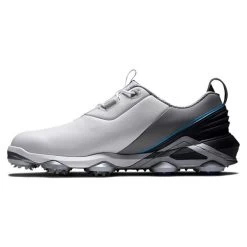 FootJoy Gents Tour Alpha Shoes White Grey Blue -FootJoy P 55506FOOTJOYSHOESWHITEGREYBLUEGENTS 2 L