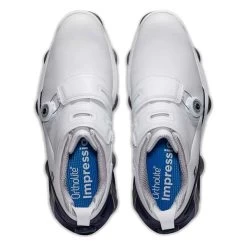 FootJoy Gents Tour Alpha Double BOA Shoes White Navy Grey 9 FootJoy Gents Tour Alpha Double BOA Shoes White Navy Grey -FootJoy P 55508FOOTJOYSHOESWHITENAVYGREYGENTS 3 L
