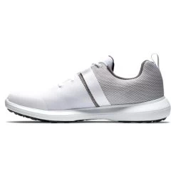 FootJoy Gents Flex Shoes White - Grey -FootJoy P 56120FOOTJOYGENTSFLEXSHOESWHITEGREY 2 L