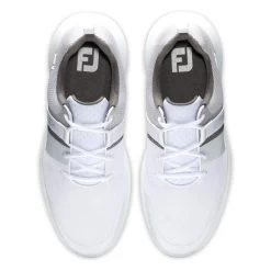 FootJoy Gents Flex Shoes White - Grey -FootJoy P 56120FOOTJOYGENTSFLEXSHOESWHITEGREY 5 L
