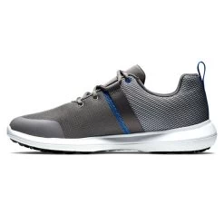 FootJoy Gents Flex Shoes Medium-Fit Grey - Blue -FootJoy P 56121FOOTJOYSHOESMFGREYBLUEGENTS 2 L