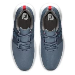 FootJoy Gents Flex Shoes Medium Fit Steel Blue - Red -FootJoy P 56122FOOTJOYSHOESBLUEREDGENTS 5 L