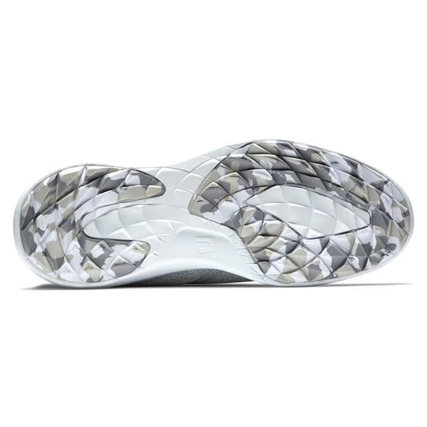 FootJoy Gents Flex Coastal Shoes White - Grey 2 FootJoy Gents Flex Coastal Shoes White - Grey - Image 2