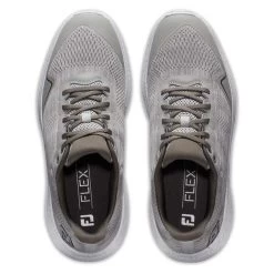 FootJoy Gents FJ Flex Shoes Heather Grey - Charcoal 10 FootJoy Gents FJ Flex Shoes Heather Grey - Charcoal -FootJoy P 56146FOOTJOYSHOESHEATHERGREYCHARCOALGENTS 4 L