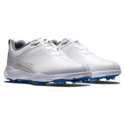 FootJoy Gents Ecomfort Shoes White - Grey -FootJoy P 57702FJGENTSECOMFORTSHOESWHITEGREY 4 L