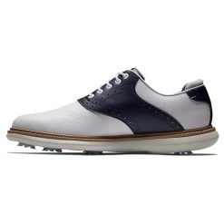 FootJoy Gents FJ Traditions Shoes White - Navy 8 FootJoy Gents FJ Traditions Shoes White - Navy -FootJoy P 57899FOOTJOYSHOESWHITENAVYGENTS 2 L