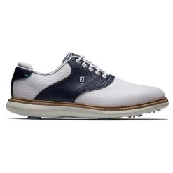 FootJoy Gents FJ Traditions Shoes White - Navy