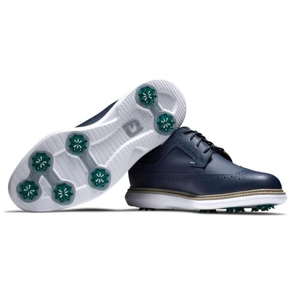 FootJoy Gents Traditions Shield Tip Shoes Navy 5 FootJoy Gents Traditions Shield Tip Shoes Navy - Image 5