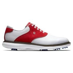 FootJoy Gents FJ Traditions Shoes White - Red