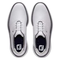 FootJoy Gents FJ Traditions Spikeless Shoes White - Black - Grey -FootJoy P 57927FOOTJOYSHOESWHITEBLACKGREYGENTS 3 L